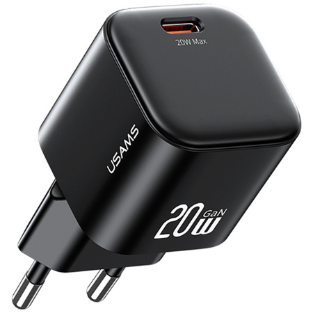 USAMS ŁADOWARKA SIECIOWA ADAPTER USB-C DO APPLE IPHONE IPAD 20W Z KABLEM
