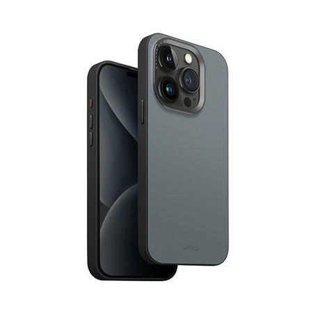 UNIQ ETUI LYDEN DS DO IPHONE 15 PRO 6.1 MAGCLICK CHARGING WASHED BLUE-BLACK