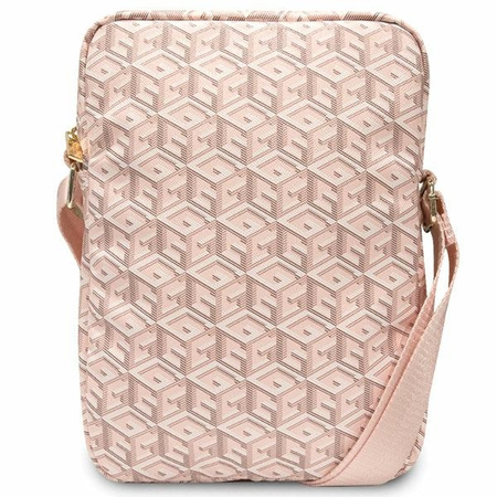 Guess Torba GUTB10HGCFSEP 10różowy/pink GCube Stripe Tablet Bag