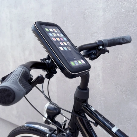 WOZINSKY UCHWYT NA TELEFON DO ROWERU MOTOCYKLA HULAJNOGI UNIWERSALNY WBHBK7