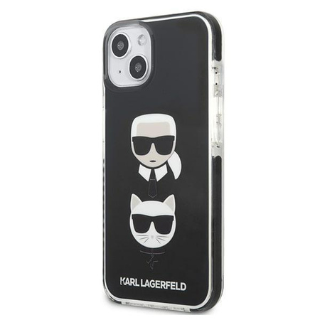 Karl Lagerfeld KLHCP13MTPE2TK iPhone 13 6,1" hardcase czarny/black Karl&Choupette Head