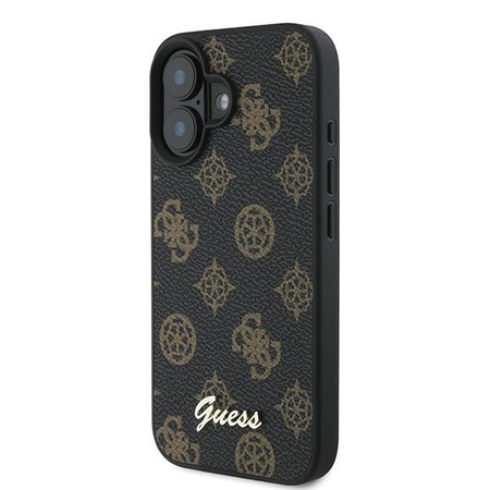 GUESS POKROWIEC DO IPHONE 16 PLUS 6.7 DO MAGSAFE HARDCASE PEONY SCRIPT PU