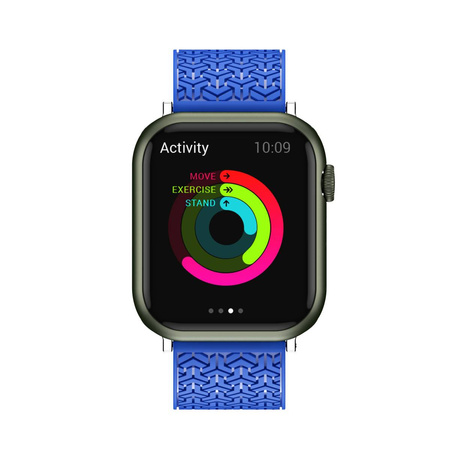 Watch Strap Y pasek do Apple Watch 7 / 6 / 5 / 4 / 3 / 2 / SE (45 / 44 / 42mm) opaska bransoleta do zegarka niebieski