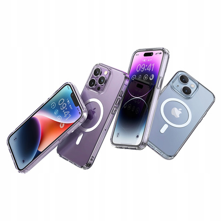 MCDODO ETUI MAGNETYCZNE CLEAR CASE WZMOCNIONE DO MAGSAFE IPHONE 14 PRO MAX