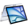 Etui Typecase Flexbook Touch z klawiaturą do iPad Air 11" 2024/2025 srebrny