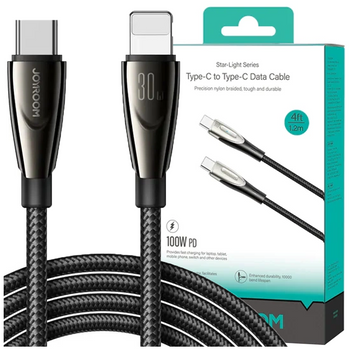 Kabel Joyroom Pioneer Series SA31-CL3 USB-C / Lightning 30W 1.2m - czarny