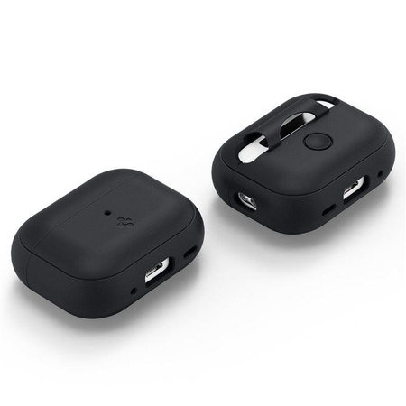 SPIGEN SILICONE FIT STRAP APPLE AIRPODS PRO 1 / 2 BLACK/PHANTOM GREEN