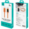 Kabel USAMS SJ773 PD 60W USB-C/USB-C 1.2m pomarańczowy