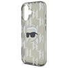 KARL LAGERFELD CASE DO IPHONE 16 6.1 Z KARL HEAD I ELEKTROPLATOWANĄ POWŁOKĄ