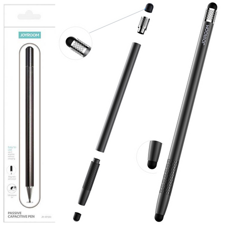 Joyroom pasywny rysik stylus do smartfona tabletu czarny (JR-DR01)