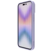 Silikonowe etui Nillkin CamShield Silky Silicone Case do iPhone 15 Pro z osłoną na aparat - jasnofioletowe