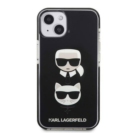 Karl Lagerfeld KLHCP13MTPE2TK iPhone 13 6,1" hardcase czarny/black Karl&Choupette Head