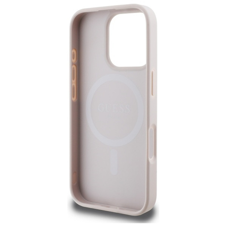GUESS CASE HARDCASE 4G RING DO IPHONE 16 PRO MAX 6.9 DO MAGSAFE Z PROSTYM