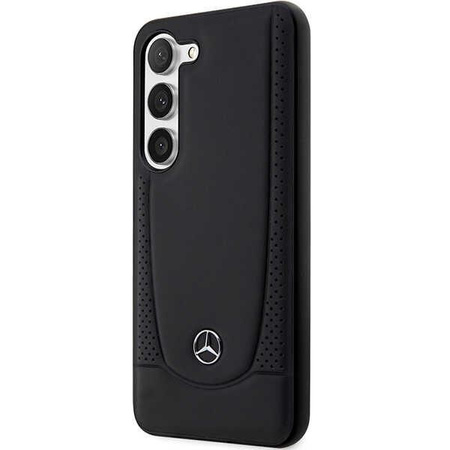 Etui Mercedes MEHCS23SARMBK S23 S911 - czarne Leather Urban