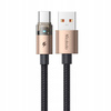 MCDODO KABEL USB-A USB-C SZYBKIE ŁADOWANIE USB TYP C 6A 100W 1M LED ZŁOTY