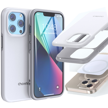 Choetech MFM Anti-drop case etui Made For MagSafe do iPhone 13 Pro biały (PC0113-MFM-WH)