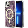 Etui Guess GUHMP14SHLEOPWP na iPhone 14 - różowe Leopard MagSafe