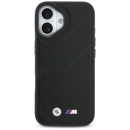 BMW ETUI CASE DO MAGSAFE IPHONE 17 M QUILTED LOGO LUKSUSOWY OCHRONNY