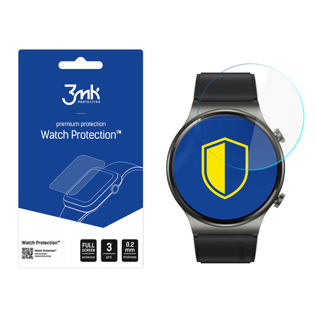 3MK SZKŁO HYBRYDOWE DO HUAWEI WATCH GT 2 PRO SPORT OCHRONA FLEXIBLEGLASS