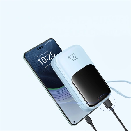 BASEUS POWERBANK 10000MAH QPOW PRO+ DO SMARTFONÓW 22.5W SZYBKIE ŁADOWANIE