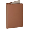 Etui na paszport UNIQ Belmont z Apple Find My blokada RFID karmelowy beżowy