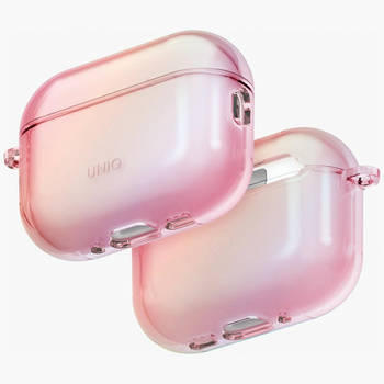 Etui UNIQ Iridescia do AirPods Pro 3     Hang Case pink prism