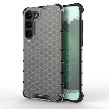 Honeycomb etui do Samsung Galaxy S23+ pancerny hybrydowy pokrowiec czarne