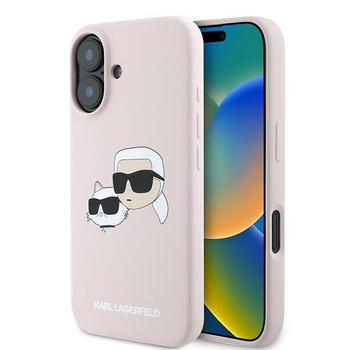 KARL LAGERFELD POKROWIEC MAGNETYCZNY DO IPHONE 16 PLUS HARDCASE SILIKONOWE