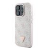 GUESS ETUI CASE HARDCASE DO IPHONE 16 PRO MAX 6.9 SKÓRZANE Z BROKATEM