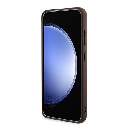 GUESS ETUI POKROWIEC HARDCASE Z LOGO ZŁOTYM METALOWYM DO SAMSUNG A35 A356