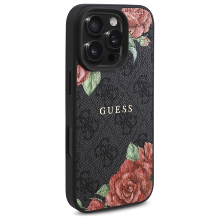GUESS ETUI MAGNETYCZNE DO IPHONE 16 PRO MAX 6.9 HARDCASE 4G PRINT FLOWERS