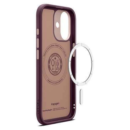 SPIGEN NANO POP MAG MAGSAFE IPHONE 17 BURGUNDY BEAN