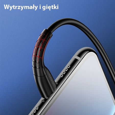USAMS KABEL DO LIGHTNING DO IPHONE 12 13 14 1M PRZEWÓD 2A SZYBKA ŁADOWARKA