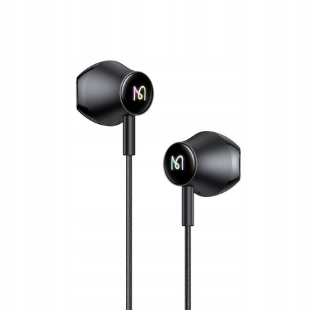 MCDODO SŁUCHAWKI PRZEWODOWE DO TELEFONU Z MIKROFONEM DOUSZNE USB-C DAC RGB