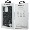Etui Karl Lagerfeld IML Leopard Pattern  MagSafe do iPhone 16 Pro czarny