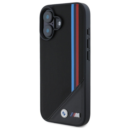 BMW ETUI BMHMP16S23PUTRK DO IPHONE 16 6.1 Z DO MAGSAFE TRICOLOR STRIPES