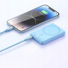 MCDODO POWERBANK BEZPRZEWODOWY 5000MAH 15W INDUKCYJNY + KABEL USB-C DO MAGSAFE IPHONE 12 13 14 15 MINI PLUS PRO MAX NIEBIESKI