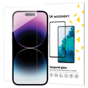 WOZINSKY SZKŁO HARTOWANE DO IPHONE 16 PRO MAX Z OCHRONĄ PRZED ZARYSIWANIAMI