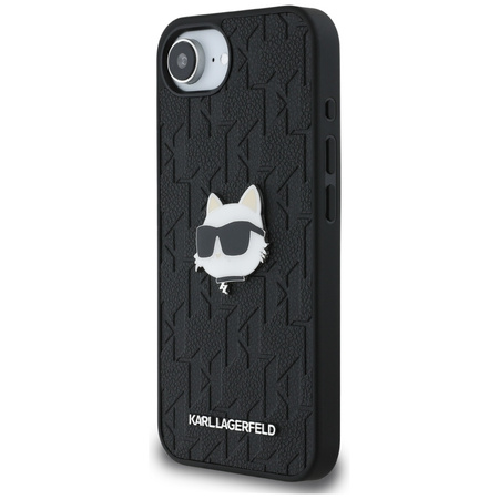 KARL LAGERFELD ETUI CASE MONOGRAM CHOUPETTE DO IPHONE 16E ELEGANCKA OCHRONA