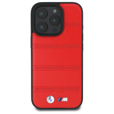 BMW ETUI HARDCASE PERFORATED AND STITCHED LINE DO IPHONE 16 PRO MAX DO