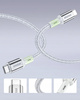 INNOSTYLE POWERFLEX ULTRA KABEL USB-C SZYBKIE ŁADOWANIE THUNDERBOLT 10GBPS 100W KEVLAR 2M SREBRNY