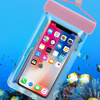 Wodoodporne etui na telefon 115 mm x 220 mm torebka na basen plażę białe