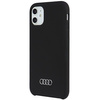 Etui Audi Silicone Case na iPhone 11 / Xr - czarne AU-LSRIP11-Q3/D1-BK