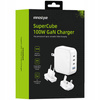 INNOSTYLE SUPER CUBE MOCNA SZYBKA ŁADOWARKA GAN PODRÓŻNA EU US UK AU 4X USB USB-C 100W BIAŁA