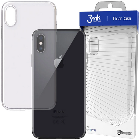 3MK CLEAR CASE DO APPLE IPHONE XS POKROWIEC OCHRONA NA ZARYSOWANIA