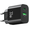 USAMS ŁADOWARKA SIECIOWA CC317 T65 33W DO TELEFONÓW USB-C USB-A FAST