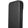 iCarer CE Premium Leather Folio Case skórzane etui iPhone 14 Plus z klapką magnetyczne MagSafe czarny (WMI14220715-BK)
