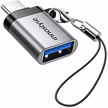 INNOSTYLE ADAPTER PRZEJŚCIÓWKA USB-A 3.0 DO USB-C NA USB TYP C 3A 5GBPS OTG