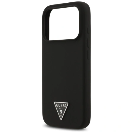 GUESS ETUI SILICONE TRIANGLE LOGO MAGSAFE DO IPHONE 17 PRO OCHRONA Z LOGO
