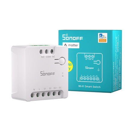 SONOFF PRZEŁĄCZNIK WIFI MINI-D DO INTELIGENTNEGO DOMU AC DC 12-48V STYK
